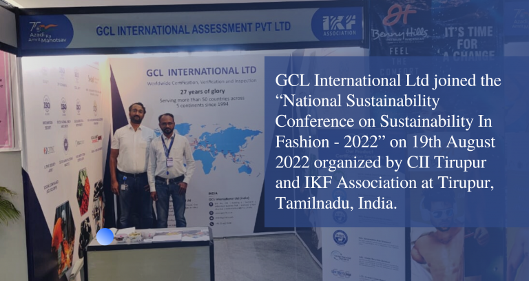 GCL International Ltd joined the “National Sustainability Conference on Sustainability In Fashion – 2022”