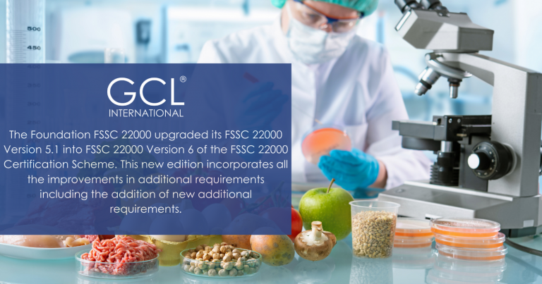 The Foundation FSSC 22000 upgraded its FSSC 22000 Version 5.1 into FSSC 22000 Version 6